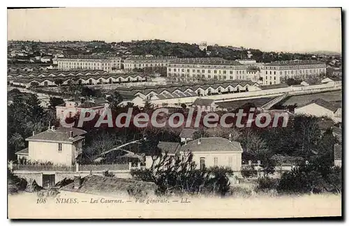 Cartes postales Nimes Les Casernes Vue Generale