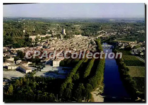 Cartes postales moderne Sommieres Vue Panoramique De La Cite Romaine