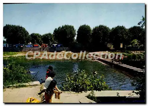 Cartes postales moderne Sommieres Le Virdoule Et Le Camping