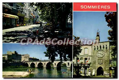 Cartes postales moderne Sommieres Souvenir