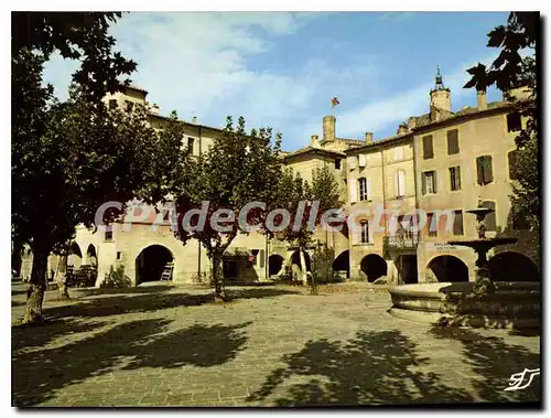 Cartes postales moderne Uzes Un Aspect Caracteristique De La Place Aux Herbes