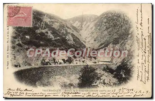 Cartes postales Valleraugue Montee De La Sereyrede