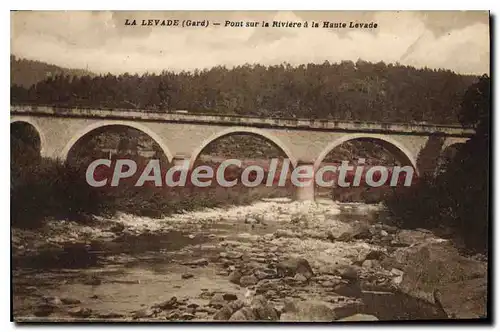 Cartes postales La Levade Pont Sur La Riviere A La Haute Levade