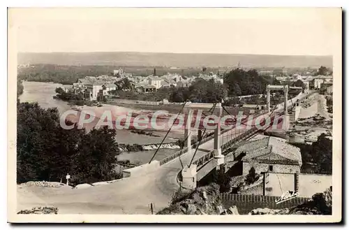 Cartes postales Remoulins Le Pont Neuf Et La Villie