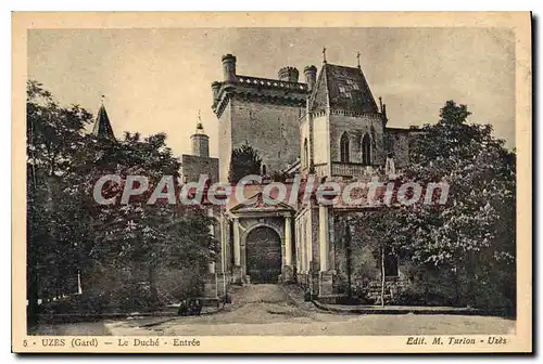 Cartes postales Uzes Le Duche Entree