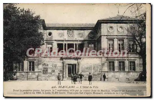 Cartes postales Beaucaire L'Hotel De Ville