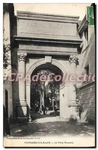 Cartes postales Fumades Les Bains La Porte Romaine