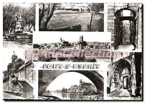 Cartes postales moderne Pont Saint Esprit Place De La Republique