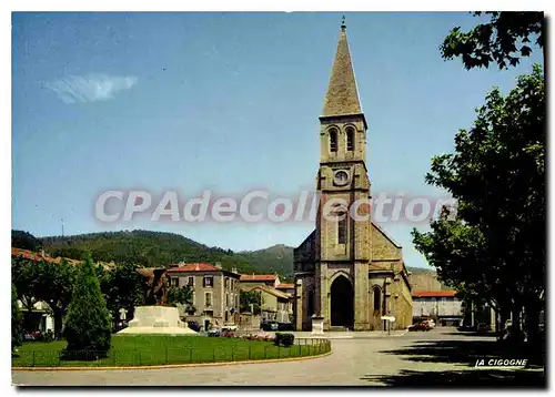 Moderne Karte La GRANDE COMBE L'Eglise