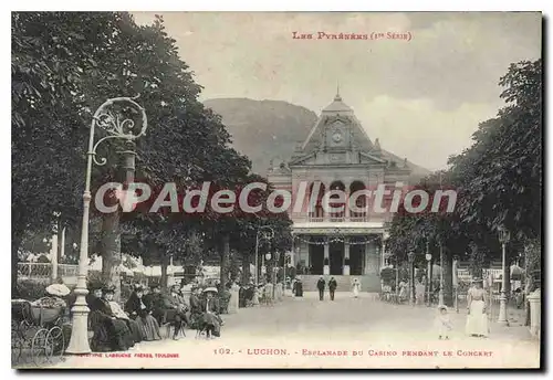 Cartes postales Luchon Esplanade Du Casino