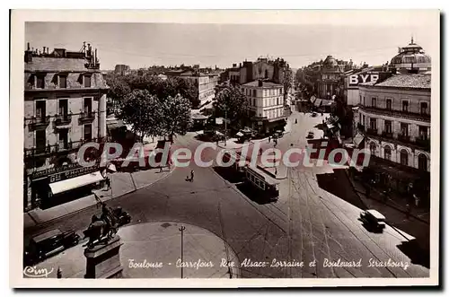 Cartes postales Toulouse Carrefour Rue Alsace Lorraine Et Boulevard Strasbourg