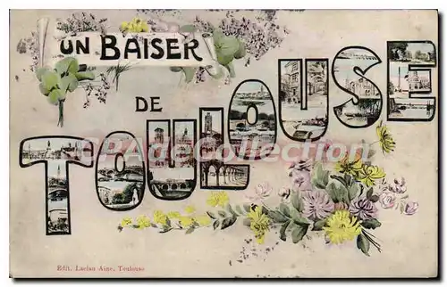 Cartes postales Toulouse Un Baiser