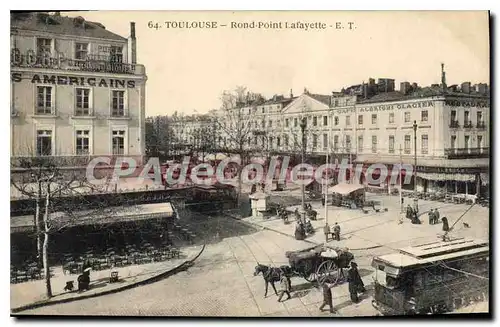 Ansichtskarte AK Toulouse Rond Point Lafayette