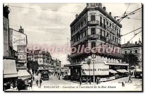 Cartes postales Toulouse Carrefour rue Alsace