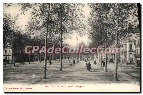 Cartes postales Toulouse Allees Lafayette