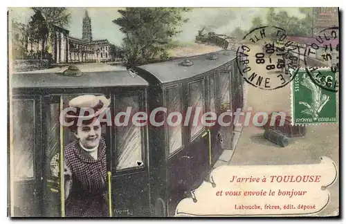 Cartes postales Toulouse Et Vous Envoie Le Bonjour