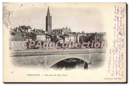 Cartes postales Toulouse Vue Prise du Pont Neuf