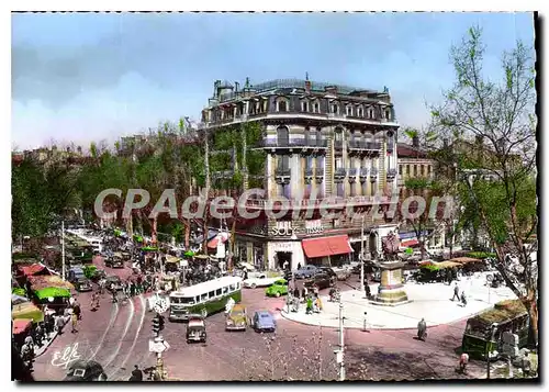 Moderne Karte Toulouse La ville Rose Carrefour Boulevard Strasbourg Place Jeanne d'Arc