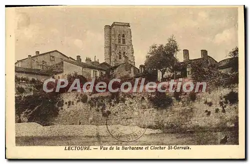 Cartes postales Lectoure Vue de la Barbacane et Clocher St Gervais