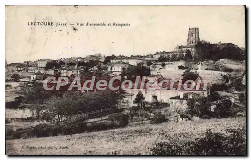 Cartes postales Lectoure Vue d'Ensemble et Remparts