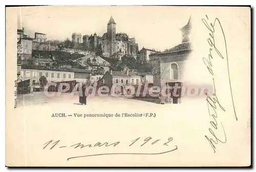 Cartes postales Auch Vue Panoramique de I'Escalier