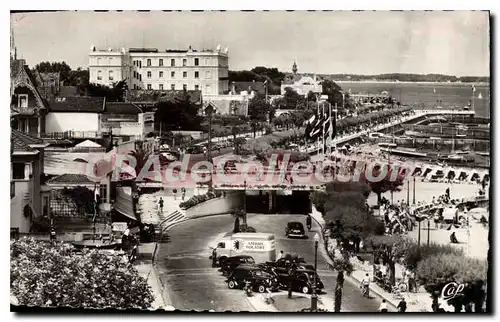 Ansichtskarte AK Arcachon Promenade du Bord de Mer et la Plage