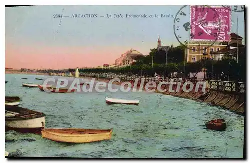 Ansichtskarte AK Arcachon La Jetee Promenade et le Bassin