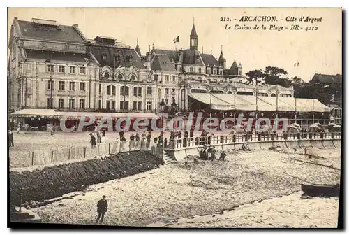 Cartes postales Arcachon La Cote D'Argent Le Casino de la Plage