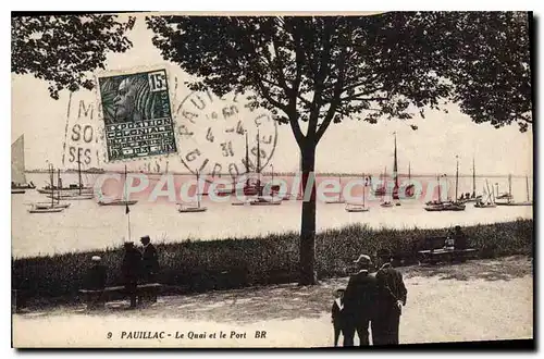 Cartes postales Pauillac Le Quai et la Port