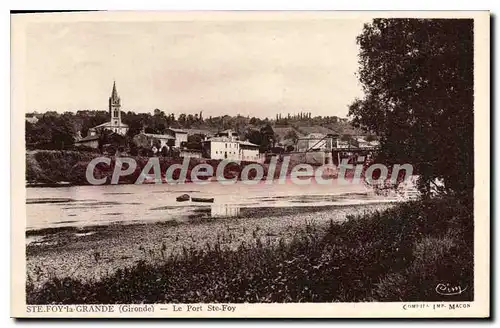 Cartes postales Ste Foy la Grande Le Port