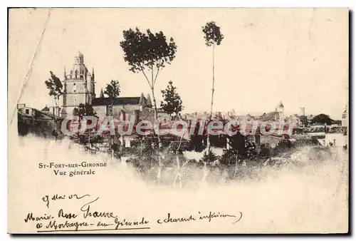 Cartes postales St Fort sur Gironde vue Generale