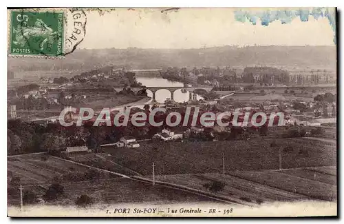 Cartes postales Port Ste Foy Vue Generale