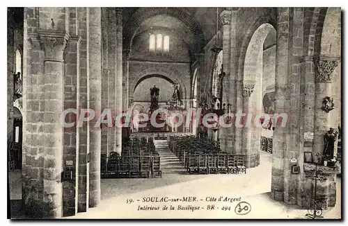 Cartes postales Soulac sur Mer Cote d'Argent Interieur de la Basilique