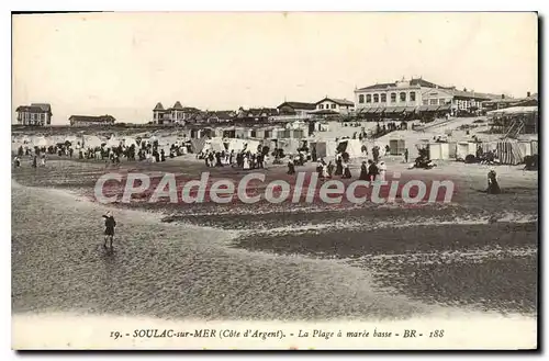 Cartes postales Soulac sur Mer Cote d'Argent La Plage a Maree Basse