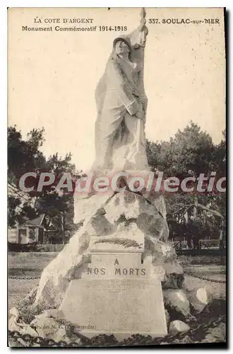 Ansichtskarte AK La Cote D'Argent Monument Commemoratif Soulac sur Mer