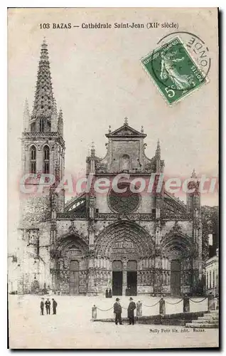 Cartes postales Bazas Cathedrale Saint Jean