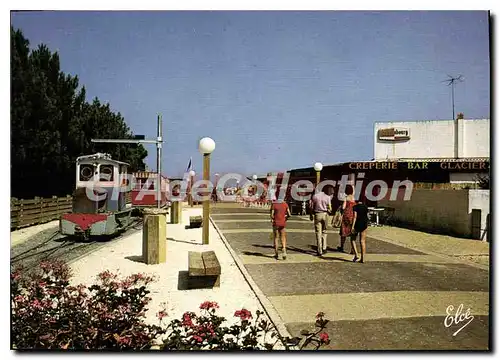 Cartes postales moderne Bassin D'Arcachon Cap Ferret Le Depart du petit train du Bassin a l'Ocean