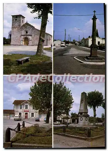 Cartes postales moderne Saint Aubin De Medoc L'Eglise Le Calvaire Le Centre Administratif