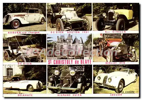 Cartes postales moderne Musee Automobile Saint Christoly de blaye Cycles Motocyclettes Lucien Mette Ch�teau de la Corde