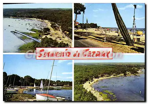 Cartes postales moderne Cazaux Vue Aerienne La Plage La Belle Plage Vue Aerienne