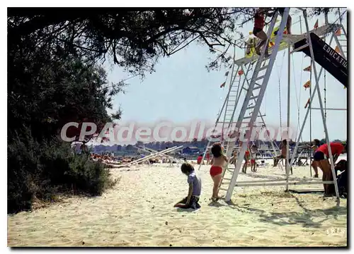 Moderne Karte Cote Aquitaine La Hume La Plage et les Jeux d'enfants