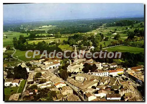 Moderne Karte Labrede Vue Generale et l'Eglise Saint Jean d'Estampes