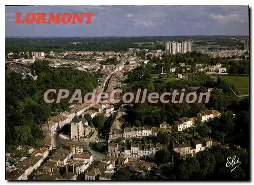 Cartes postales moderne Lormont Vue Generale dur le Vieux Lormont avec l'Eglise au fond la Cite de Genicart