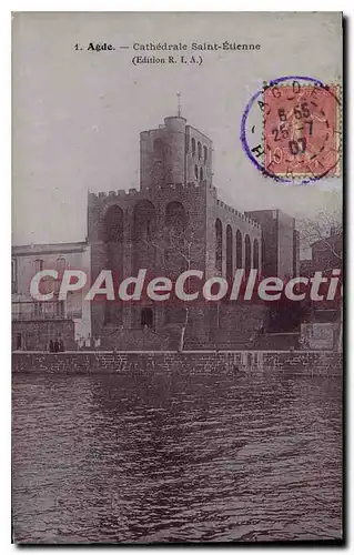 Cartes postales Agde Cathedrale Saint Etienne