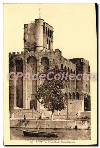 Cartes postales Agde Cathedrale Saint Etienne