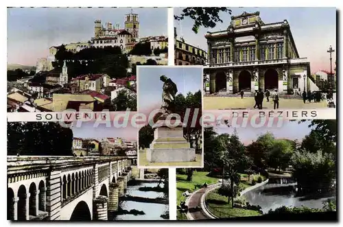 Cartes postales Beziers Cathedrale St Nazaire Le Theatre