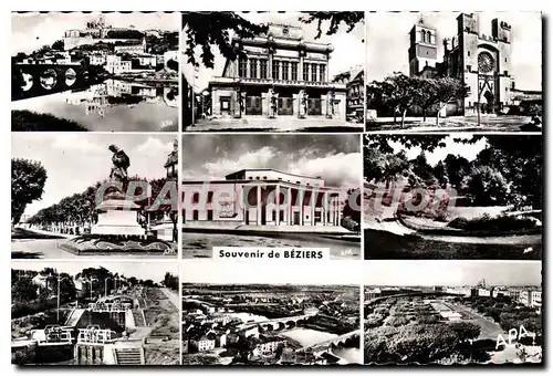 Cartes postales Beziers Le Pont Vieux Et St Nazaire vues diverses