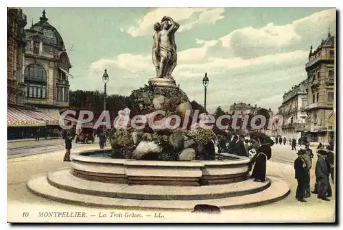 Cartes postales Montpellier Les Trois Graces