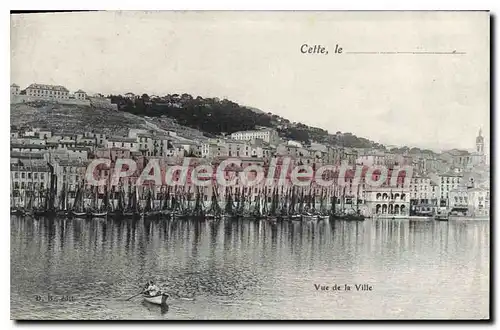 Cartes postales SETE Cette Vue De La Ville