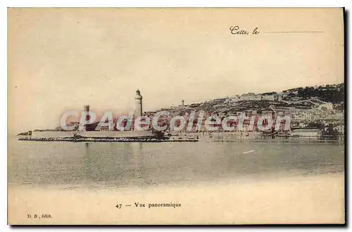 Cartes postales Sete Vue Panoramique